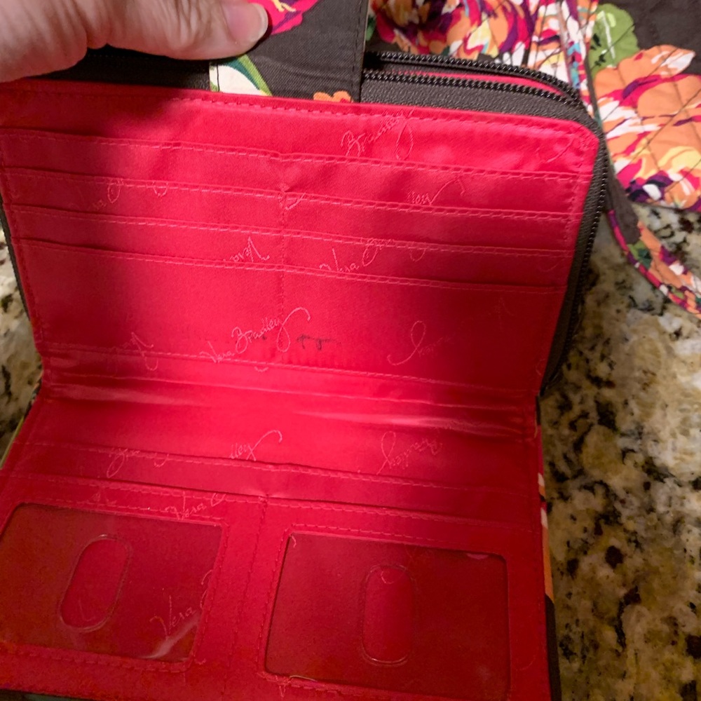 COPY - Vera Bradley English Rose Turnlock Wallet
